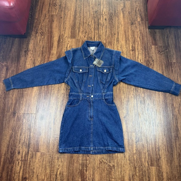 LELIS POWER SHOULDER UTILITY DEMIN DREES SIZE S - Picture 2 of 16